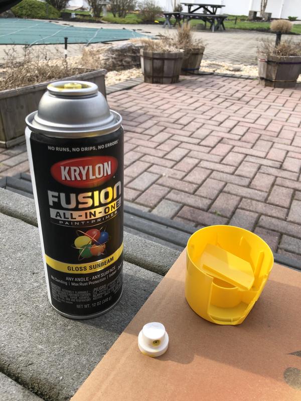 Krylon FUSION ALL-IN-ONE Gloss Pink Blush Spray Paint and Primer In One  (NET WT. 12-oz) in the Spray Paint department at