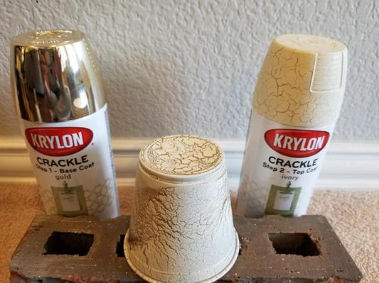 How to CRACKLE Spray Paint 