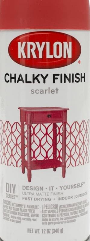 Krylon Chalky Finish Matte Black Peppercorn Chalky Spray Paint