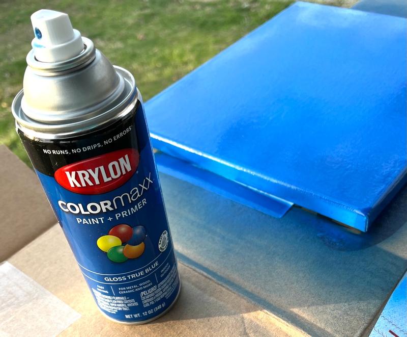 Krylon ColorMaster Paint + Primer – Gloss Khaki, 12 Oz Spray Can, Indoor/Outdoor, K05250402 2 thumbnail image