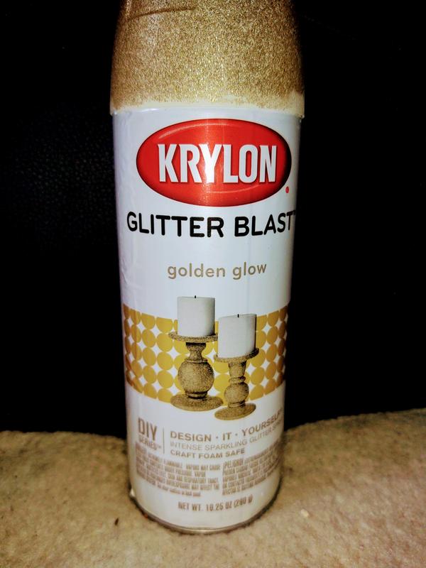 Krylon Glitter Blast, Cherry Bomb, 5.75 oz. 