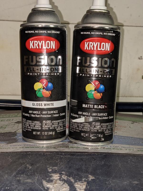 Krylon Fusion Matte Deep Gray Paint Reviews