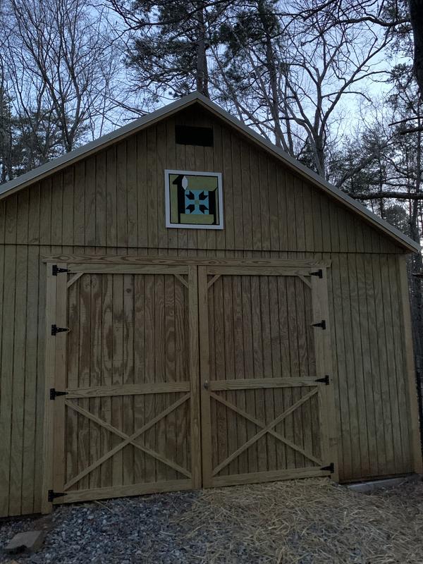 Goat barn quilt square