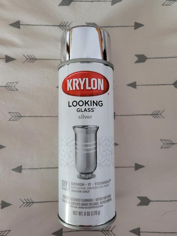Finally a spray paint worth buying  Looking glass paint, Looking glass spray  paint, Krylon looking glass