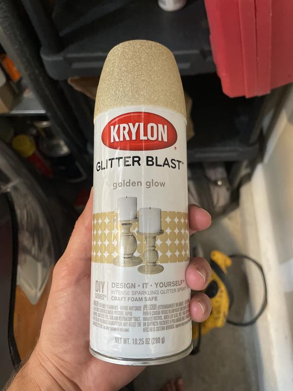 Krylon Glitter Blast Spray Paint - Sapphire Shimmer, 5.75 oz can