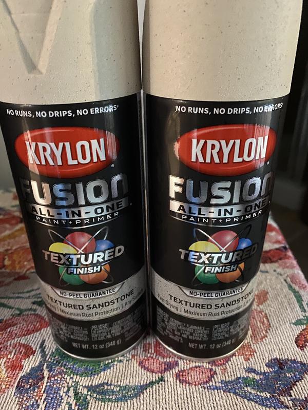 Krylon Fusion All-In-One Gloss Clear Paint+Primer Spray Paint 12