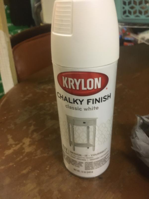 Krylon Classic White Chalky Finish Spray Paint - 12 oz