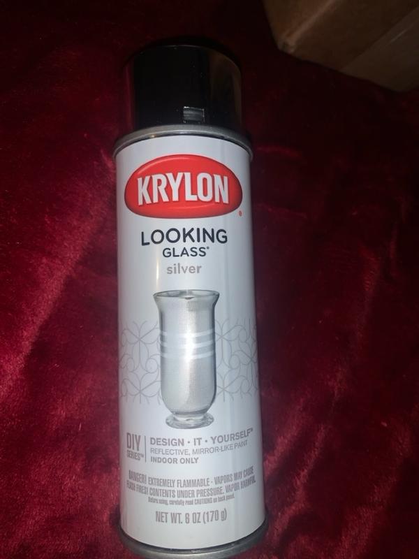 Krylon Looking Glass Silver-Like Aerosol Spray Paint 6 Oz.