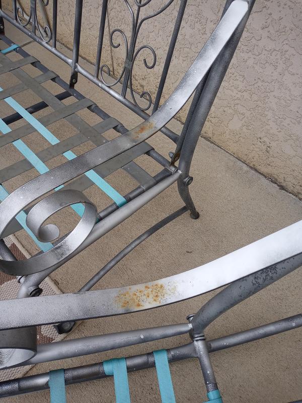 Another before photo of aluminum furniture
