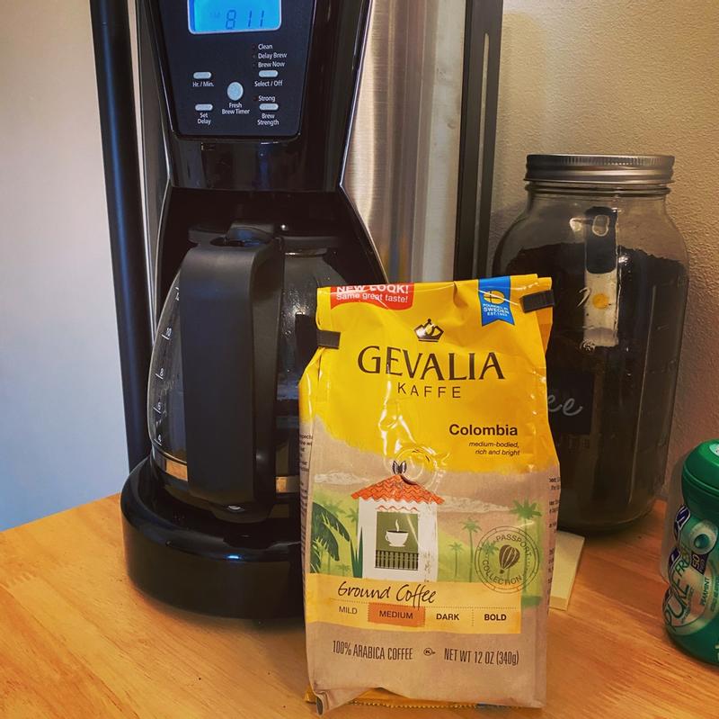 Gevalia 12 Cup Programmable Coffee Maker and Coffee Grinder