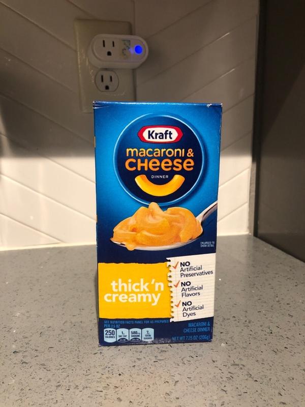 Kraft Thick 'n Creamy Macaroni and Cheese Dinner, 4 ct Pack, 7.25