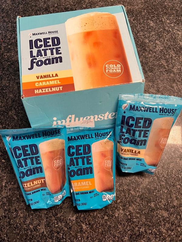 Instant Cold Foam: Maxwell House Iced Latte with Foam Review 