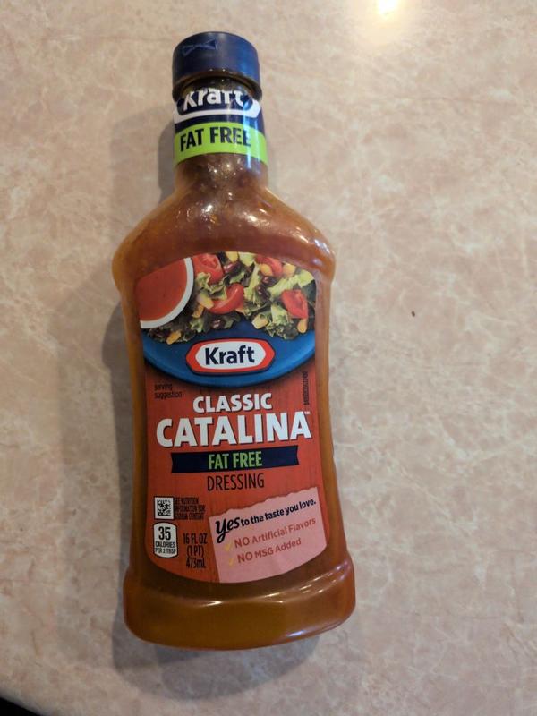 kraft classic catalina salad dressing 16 fl oz bottle Kraft Classic Catalina Lite Dressing, 16 fl oz Bottle
