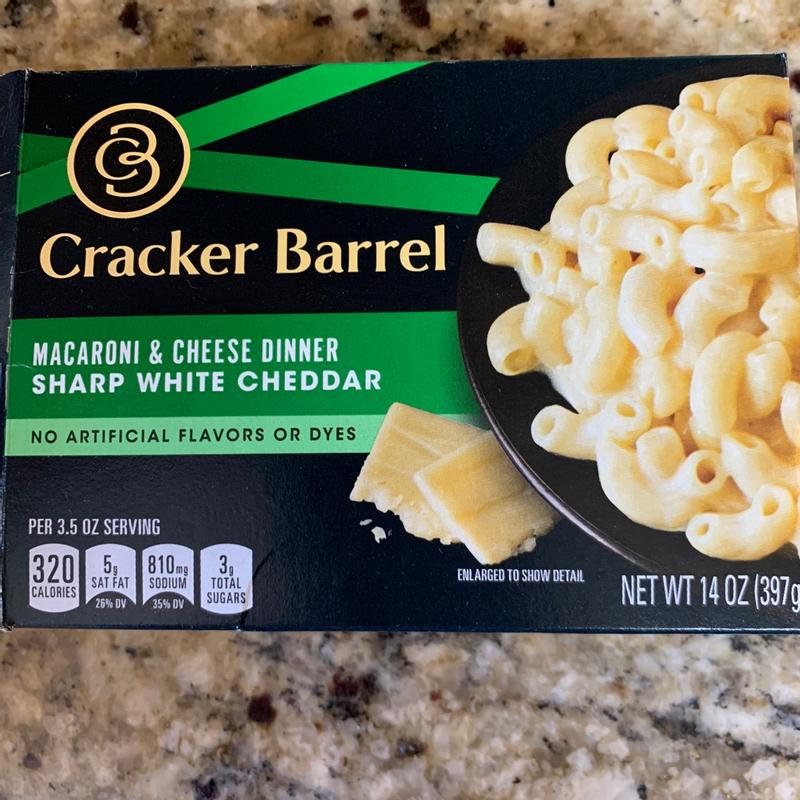Cracker Barrel Sharp White Cheddar Macaroni Cheese Dinner 14 Oz Kroger