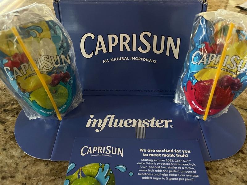 Capri Sun Fruit Punch Flavored Juice Drink Blend, 10 ct Box, fl