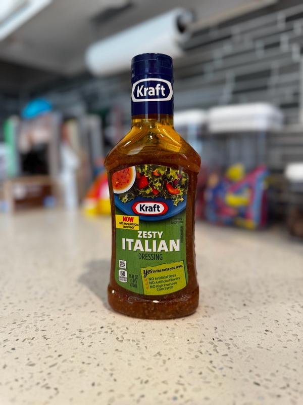 kraft zesty italian dressing Fat Free this dressing offers the perfect pour in this gallon jug format for easy prep! Kraft Dressing & Marinade, Zesty