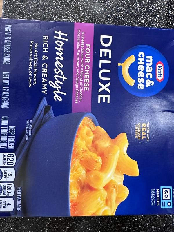 Kraft Deluxe Frozen Mac & Cheese Review: Real Cheese Flavor In The Freezer  Aisle