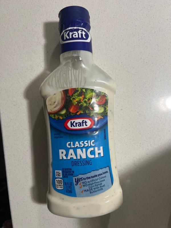 Kraft Classic Ranch Dressing, 16 fl oz Bottle