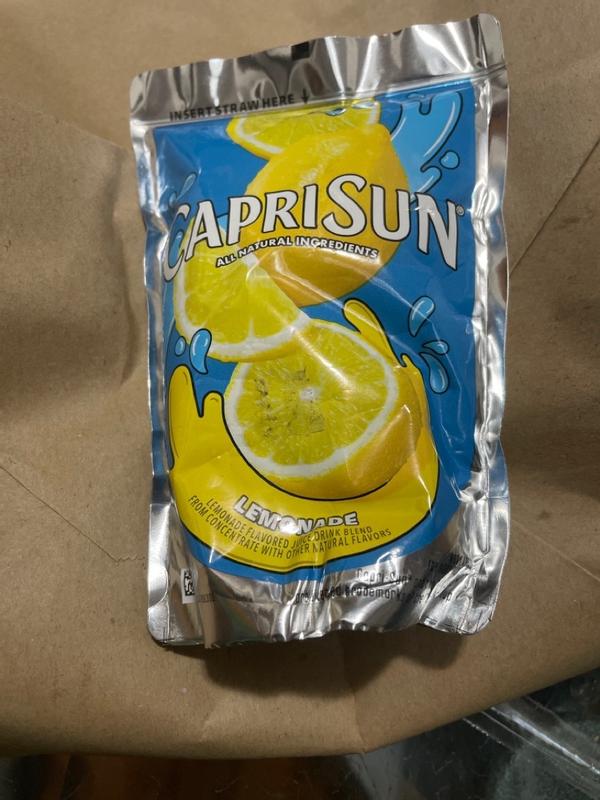 Capri Sun Lemonade Juice Drink Case