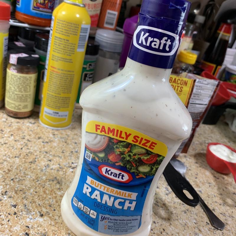 Kraft Buttermilk Ranch Salad Dressing, 16 oz Bottle