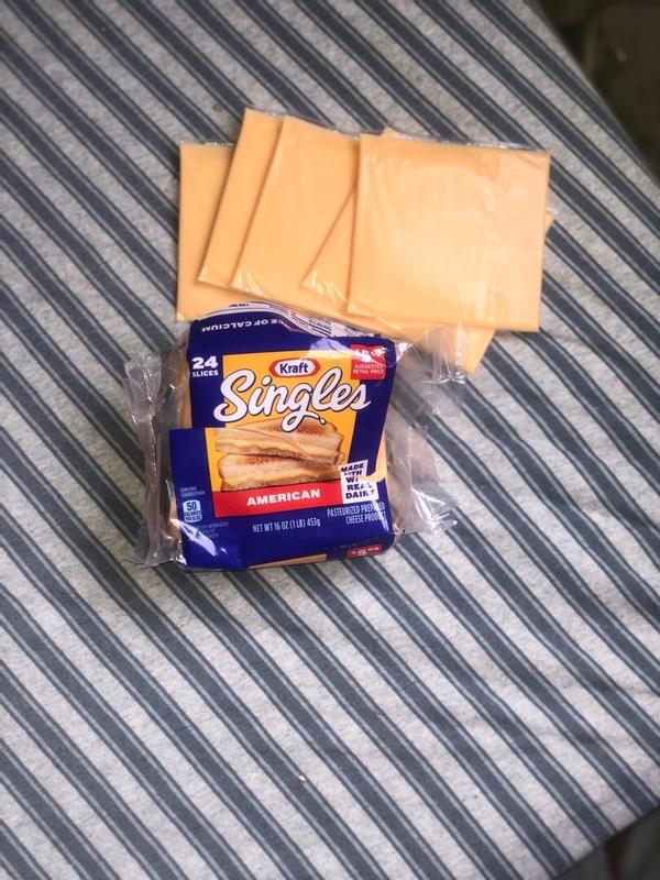 Kraft Singles Sliced American Deli Cheese, 72 ct Box Slices