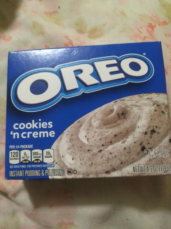 Jell-O Oreo Cookies 'n Creme Instant Pudding & Pie Filling Mix