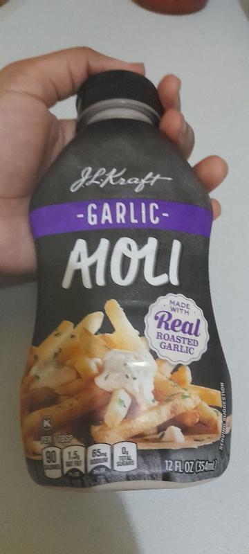 J.L. Kraft Aioli, Garlic - 12 fl oz