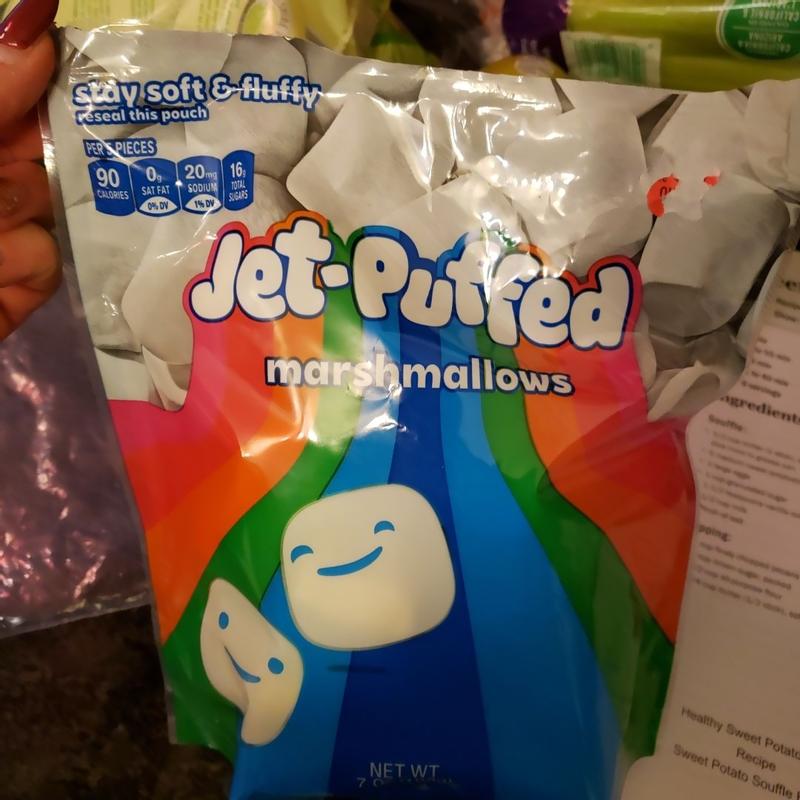 Jet-Puffed Fruity-Fun Orange, Strawberry, Lemon & Lime Mini Marshmallows,  10 oz Bag 