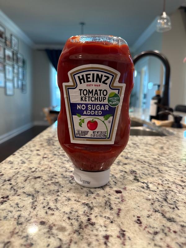 Heinz Tomato Ketchup with No Sugar Added, 29.5 oz Bottle | Meijer