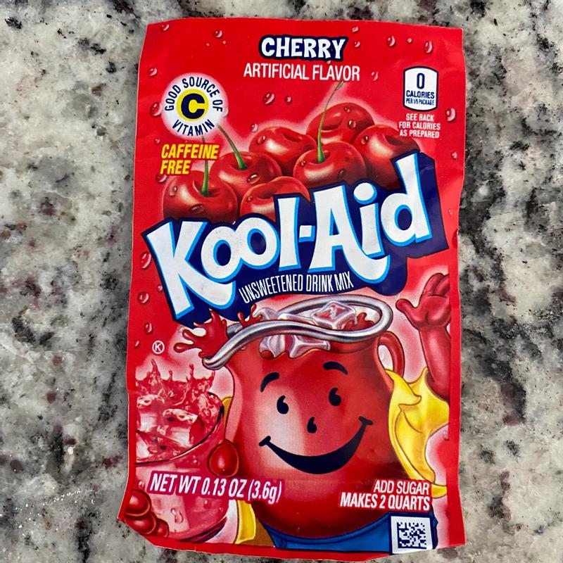 Kool-Aid Jammers Cherry Flavored 0% Juice Drink, 10 ct Box, 6 fl oz Pouches