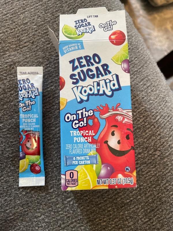 Buy Kool-Aid Zero Sugar On-The-Go Tropical Punch Drink Mix Packets
