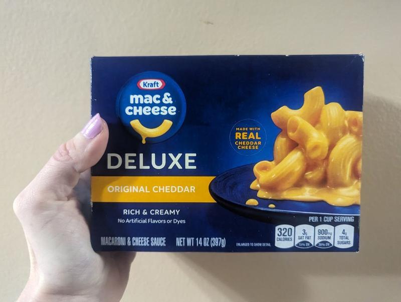 Kraft Macaroni & Cheese Frozen Dinner with Breaded Chicken Nuggets &  Broccoli, 8.5 oz Box