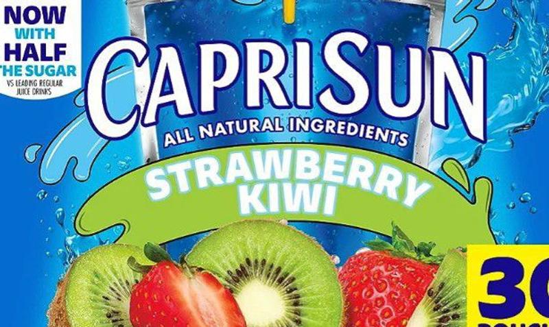 Capri Sun Strawberry Kiwi Flavored Juice Drink Blend, 10 ct Box, 6 fl oz  Pouches