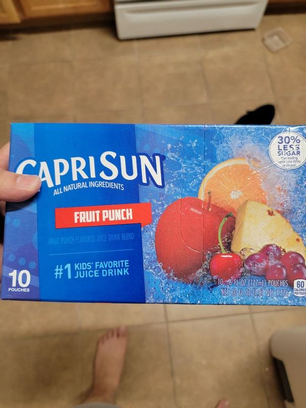 Capri Sun Fruit Punch Juice Drink Blend Pouches 10 pk - Shop Juice at H-E-B