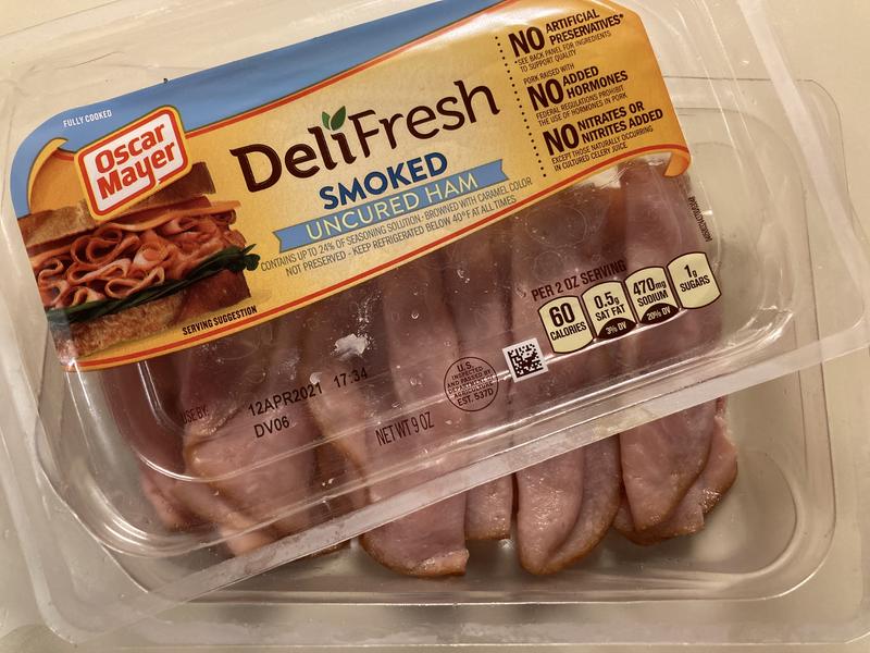 Oscar Mayer Deli Fresh Uncured Smoked Ham Sliced Deli Lunch Meat, 9 oz -  Food 4 Less