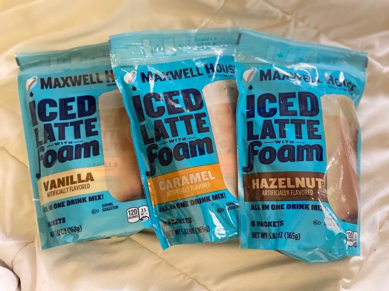  Maxwell House Powder Iced Latte Foam - Vanilla : Books