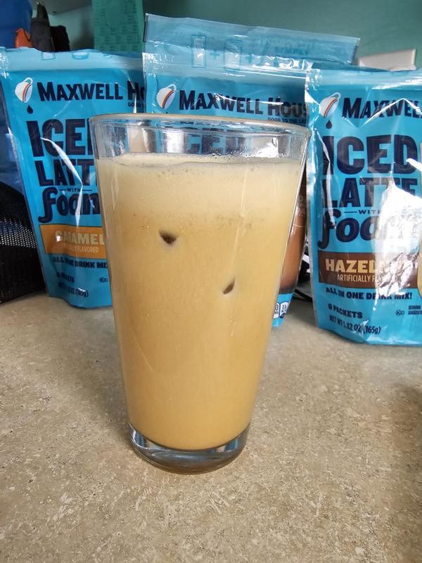 Maxwell House Caramel Latte Single Serve Instant Coffee Beverage Mix, 6 ct  - Harris Teeter