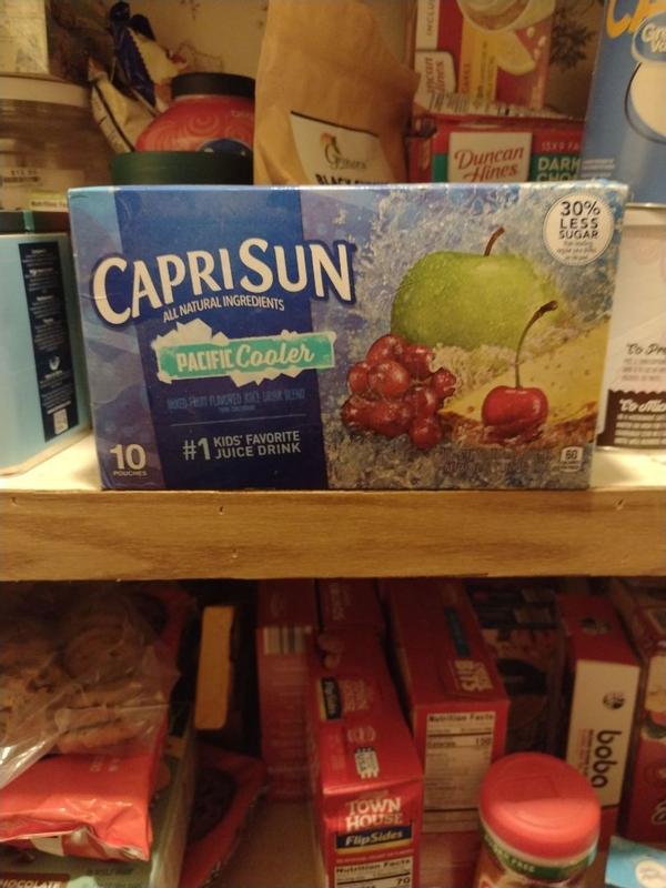  Capri Sun Variety Pack, Fruit Punch, Strawberry Kiwi And  Pacific Cooler, 6 Fl Oz Pouches, 30 Pack : Everything Else