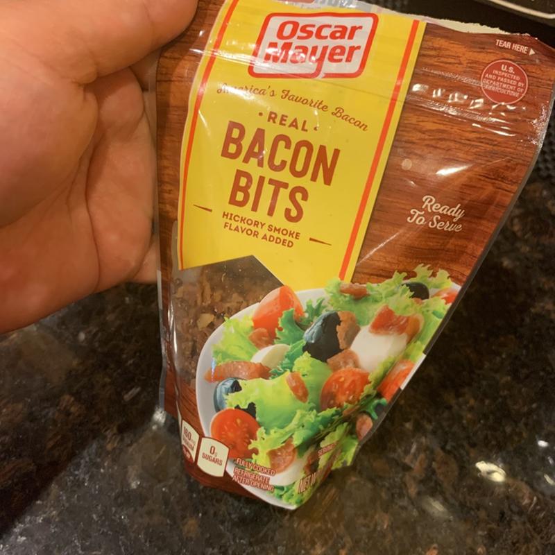 Oscar Mayer Natural Selects Ready to Serve Real Uncured Bacon Bits, 2.8 oz  Bag, 0.5-1 cup 