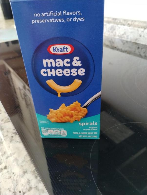 Kraft Spirals Original Macaroni and Cheese Dinner, 5.5 oz Box