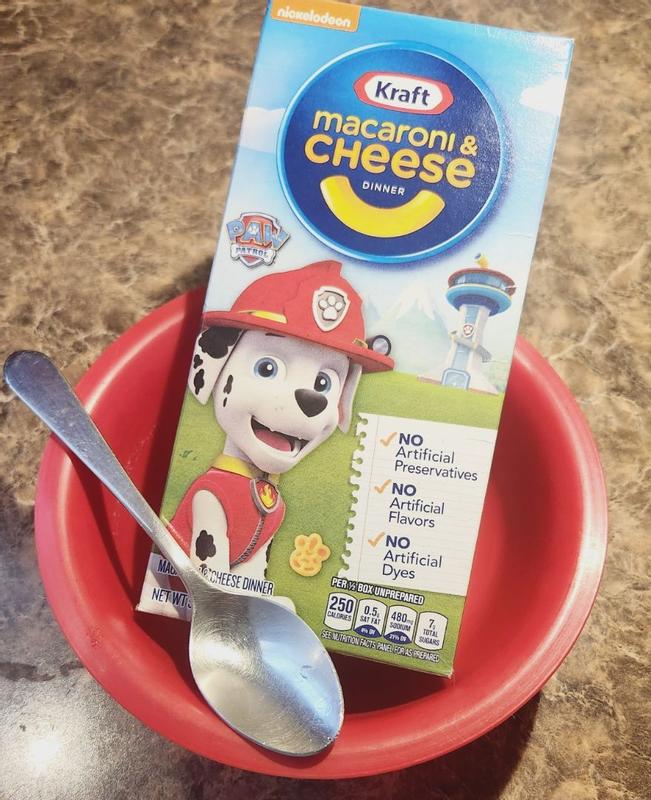 Kraft Macaroni and Cheese Dinner with Nickelodeon Paw Patrol
