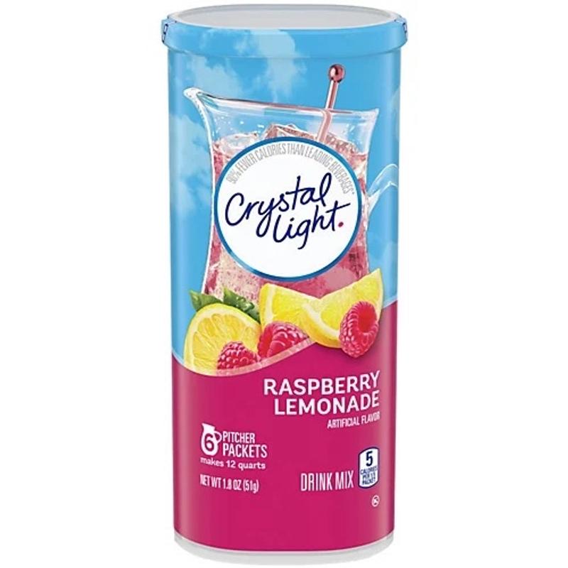 Crystal Light Lemonade, Fruit Punch, Raspberry Lemonade and Wild