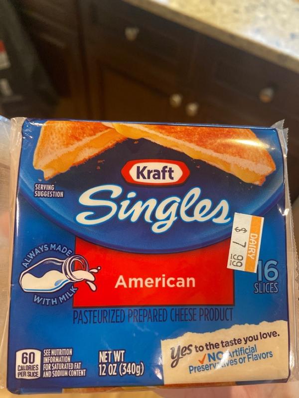 Kraft Singles Sliced American Deli Cheese Twin Pack, 32 ct Pack