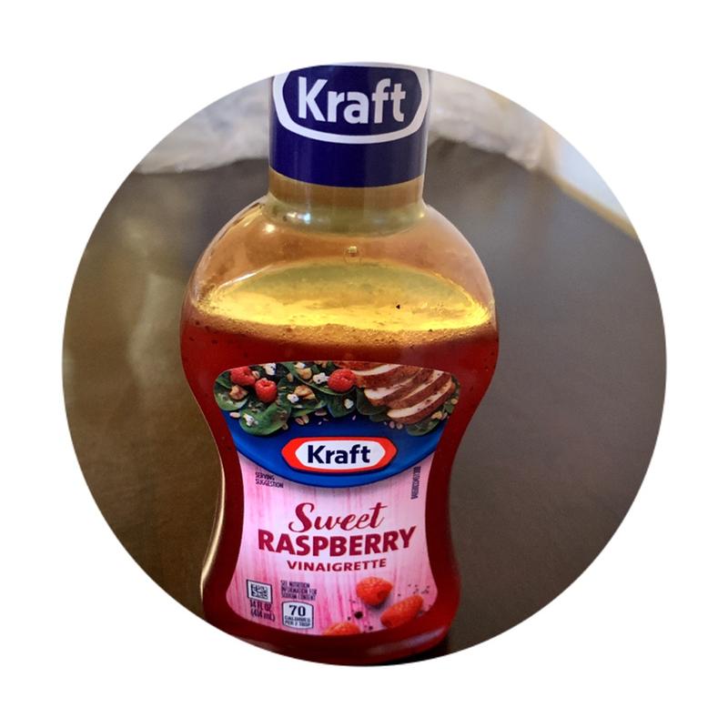 Kraft Raspberry Vinaigrette Lite Salad Dressing, 16 fl oz Bottle 