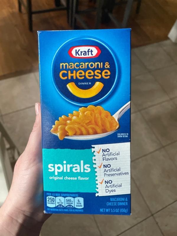 Kraft Mac & Cheese Dinner Spirals - 5.5 oz box