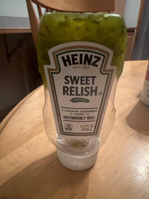 Heinz Hot Dog Relish Glass Jar