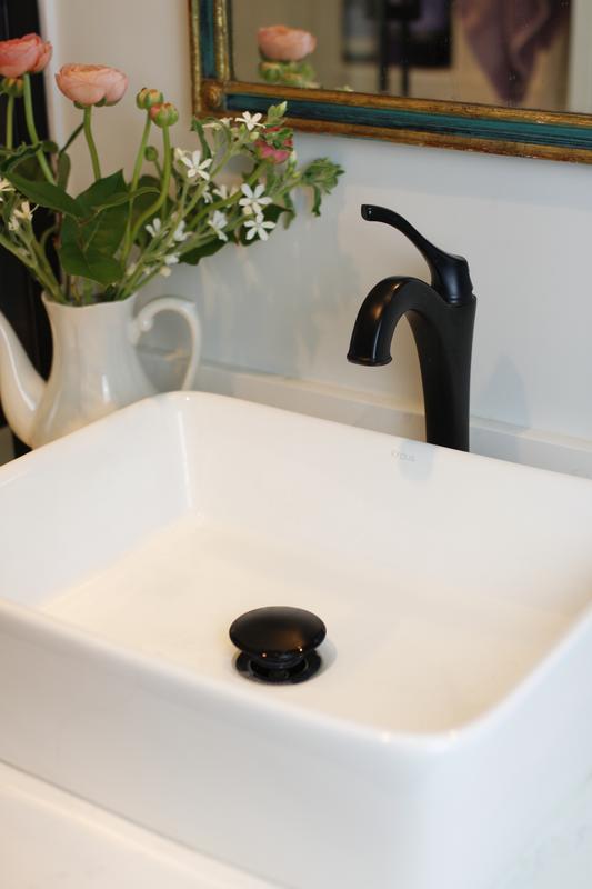 Beautiful new sink and faucet!