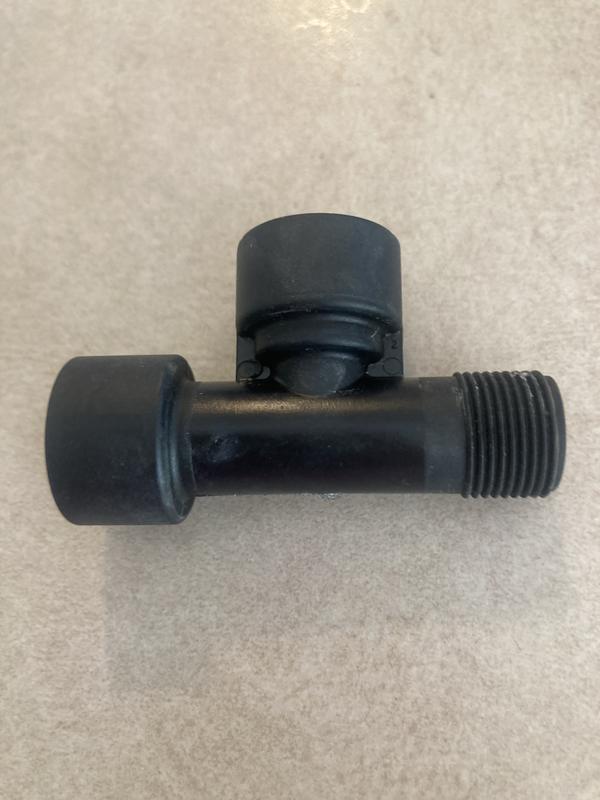 Waterlines would not fit this piece -- Had to go buy a bigger size in metal.