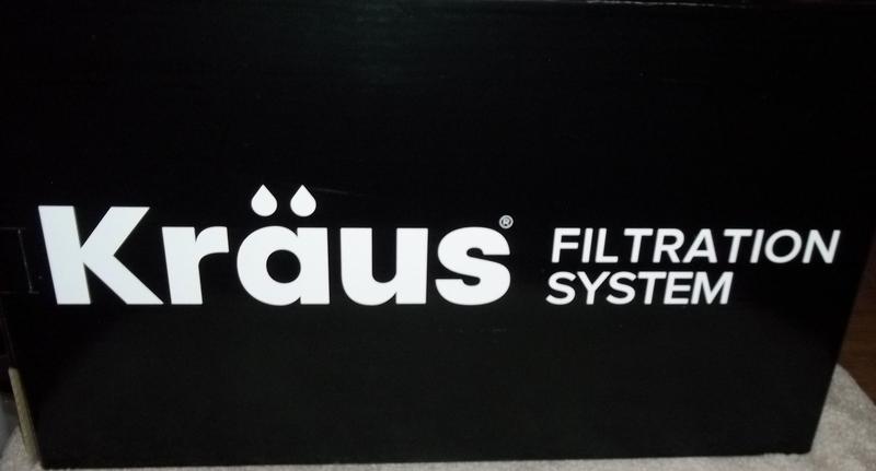 KRAUS FS-1000 Purita 2-Stage Carbon Block Under-Sink Water Filtration System with Digital Display Monitor