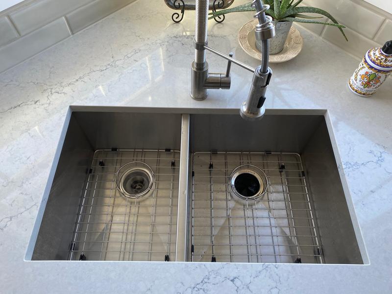 Kraus Loften Undermount/Drop-In Stainless Steel 33 in. 1-Hole Single Bowl Kitchen Sink 